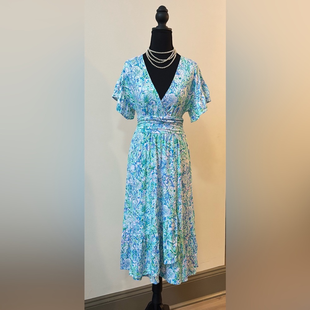 Lilly Pulitzer Juliet Dress | Surf Blue Soleil It On Me | XS